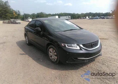 2013 Honda Civic Lx z USA, uszkodzony, nr VIN 2HGFB2F56DH595233